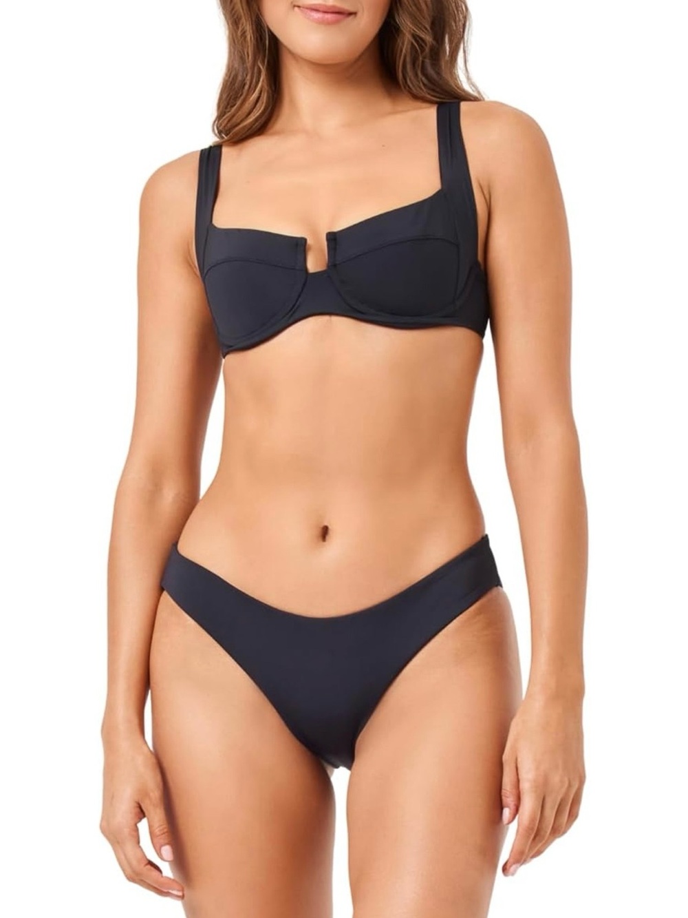 l*space Black Two-Piece Bikini Set